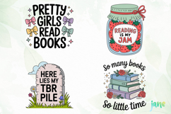 Girly Bookish PNG Product Image 1