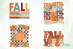 Retro Fall Thanksgiving PNG Clipart Product Image 1