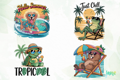 Summer Animal Clipart Product Image 1
