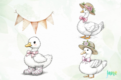Vintage Goose Clipart Product Image 1