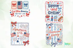 Coquette 4th of July Png Clipart Product Image 1
