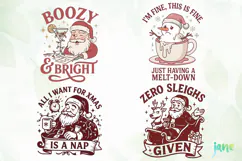 Funny Christmas Humor Clipart Product Image 1