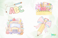 Cute School Clipart Png Product Image 1