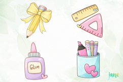 Cute School Clipart Png Product Image 1