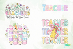 Teacher Png Sublimation Clipart Product Image 1