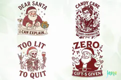 Funny Christmas Humor Clipart Product Image 1