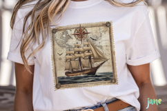 Nautical Vintage Stamp Sublimation Product Image 2