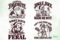 Funny Christmas Humor Clipart Product Image 1