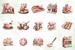 Watercolor Baking Clipart Sublimation Product Image 5