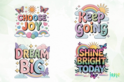 Positive Quotes Clipart PNG Product Image 1