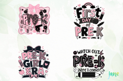 First Day of Pre-K Clipart PNG Product Image 1