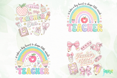 Teacher Png Sublimation Clipart Product Image 1