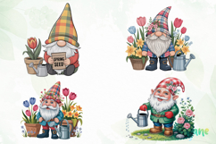 Spring Gnome Clipart Product Image 1