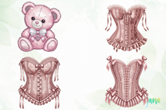 Coquette Valentine PNG Clipart Product Image 1