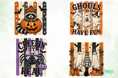 Striped Halloween PNG Clipart Product Image 1