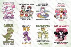 Crazy Sarcastic Animal Quotes Clipart Product Image 3