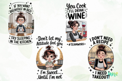 Sassy Mom Kitchen Quotes Product Image 1