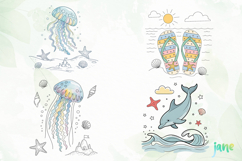 Beach Doodle Png Product Image 1