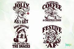 Funny Christmas Humor Clipart Product Image 1