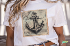 Nautical Vintage Stamp Sublimation Product Image 2