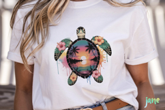 Sunset Sea Turtle Product Image 2