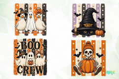 Striped Halloween PNG Clipart Product Image 1
