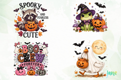 Cute Halloween Clipart Png Product Image 1