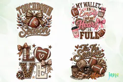 Retro Game Day Clipart Product Image 1