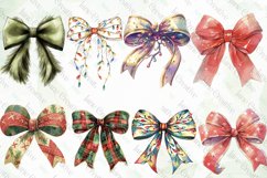 Christmas Bow Sublimation Clipart Product Image 2