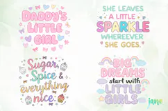 Baby Girl Saying PNG Clipart Product Image 1