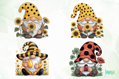 Cute Gnome In Summer Clipart Product Image 1