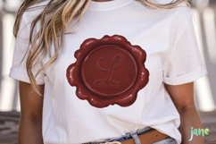 Red Wax Stamp Letter Clipart Product Image 2