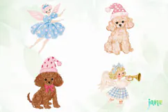 Preppy Christmas Clipart Product Image 1