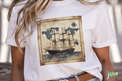 Nautical Vintage Stamp Sublimation Product Image 2