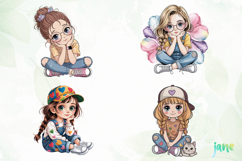 Cute Little Girl Sublimation Product Image 1