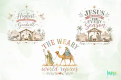Christian Christmas Png Clipart Product Image 1