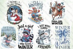 Winter Quotes Clipart Sublimation Product Image 2