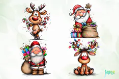 Christmas Characters Clipart Product Image 1
