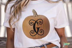 Pumpkin Letter Decals Sublimation Product Image 2