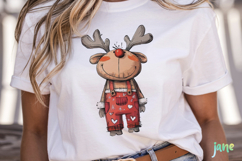 Quirky Funny Christmas Reindeer Clipart Product Image 2