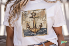Nautical Vintage Stamp Sublimation Product Image 2