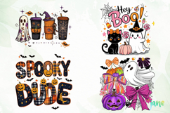 Cute Spooky Halloween Png Clipart Product Image 1