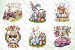 Happy Easter PNG Bundle Sublimation Product Image 3