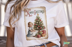 Retro Christmas Quotes Labels Product Image 2