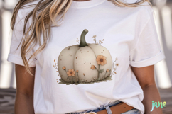 Vintage Fall Ghost Sublimation Product Image 2