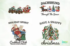 Vintage Christmas Clipart Product Image 1