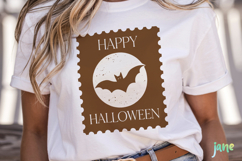 Halloween Postage Stamp SVG Product Image 2