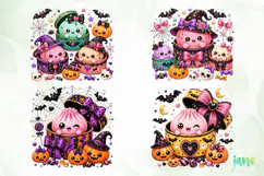 Halloween Glitter Dumplings Clipart Product Image 1