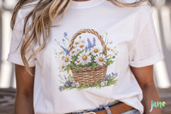 Daisy Flower Girl Watercolor Product Image 2