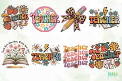 Teacher Png Bundle Sublimation Product Image 4